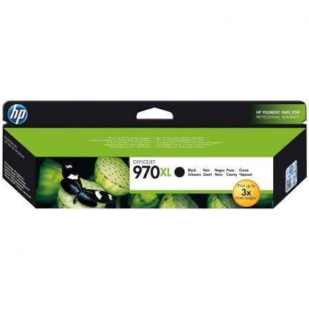 HP nº 970 XL de alta capacidade   |  preto