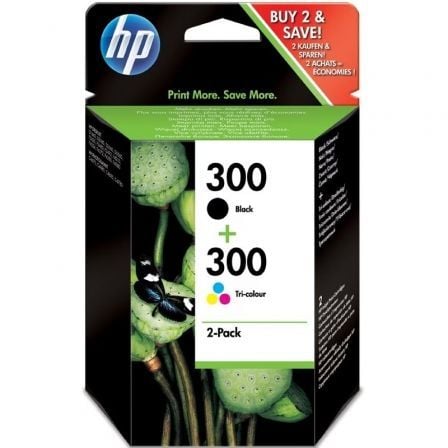 HP nº 300, Pack múltiplo   |  preto   |  tricolor
