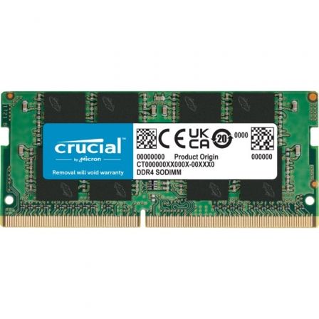 Crucial 16 GB | DDR4 | 3200 MHz | 1,2 V | CL22 | SODIMM