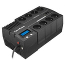 Cyberpower BR700ELCD Nobreak Interativo de Linha | 700VA-420W | 8 Saídas | Formato de Bloco