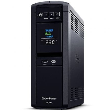 Cyberpower CP1600EPFCLCD UPS interativo de linha | 1600VA-1000W | 6 saídas | Formato de torre