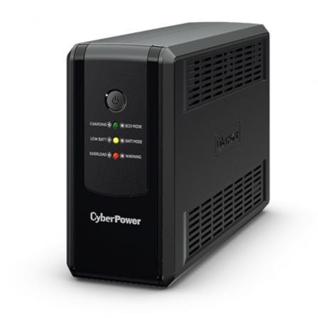 No-break interativo de linha Cyberpower UT650EG | 650 VA-360 W | 3 saídas | Formato de torre
