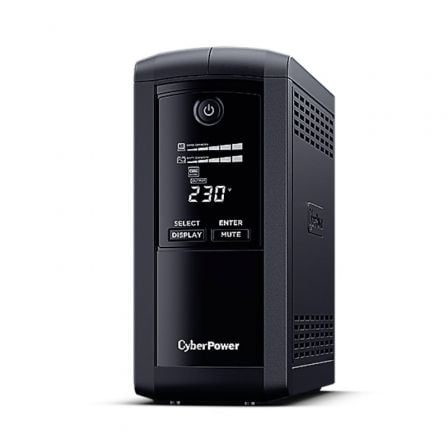 Cyberpower VP1000ELCD Nobreak interativo de linha | 1000VA-550W | 4 saídas | Formato de torre