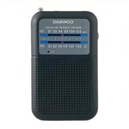 Rádio portátil Daewoo DW1008 | Preto