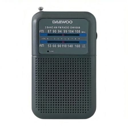 Rádio portátil Daewoo DW1008 | Cinza