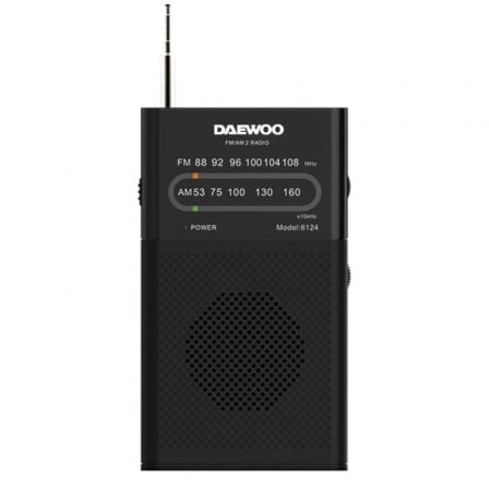 Rádio portátil Daewoo DW1027/Preto