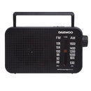 Rádio portátil Daewoo DW1123 | Preto
