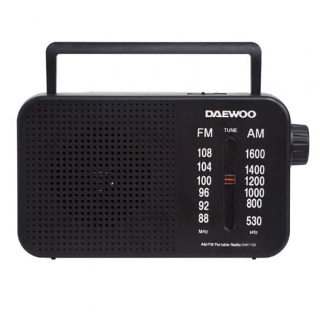 Rádio portátil Daewoo DW1123 | Preto