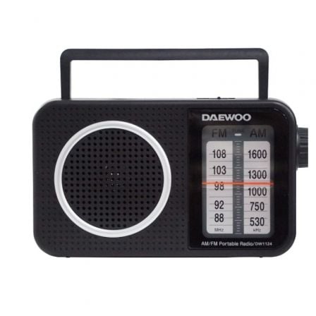Rádio portátil Daewoo DW1124 | Preto