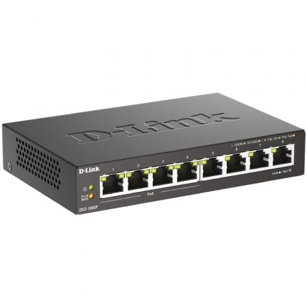 D-Link DGS-1008P 8 Portas | RJ-45 Gigabit 10   |  100   |  1000 | PoE