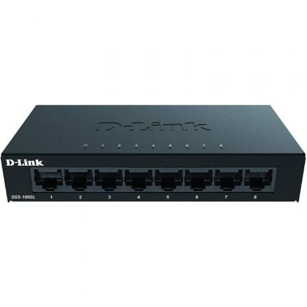 D-Link DGS-108GL 8 Portas | RJ-45 10   |  100   |  1000