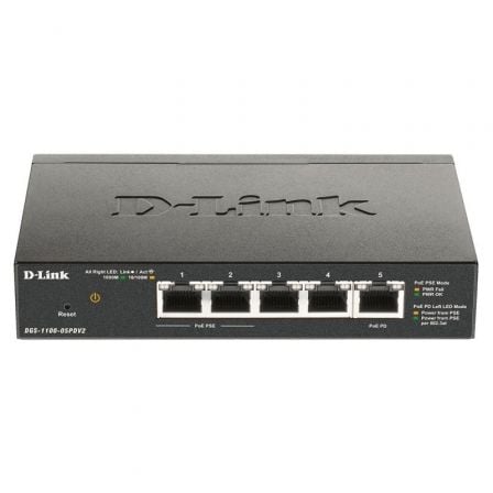 D-Link DGS-1100-05PDV2 5 Portas   |  RJ-45 10   |  100   |  1000 PoE