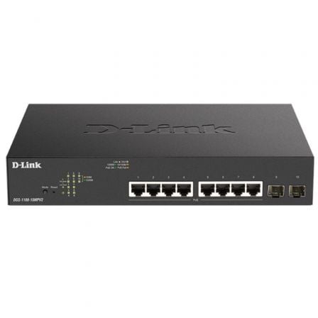 D-Link DGS-1100-10MPV2 10 Portas   |  RJ-45 Gigabit 10   |  100   |  1000 PoE   |  SFP