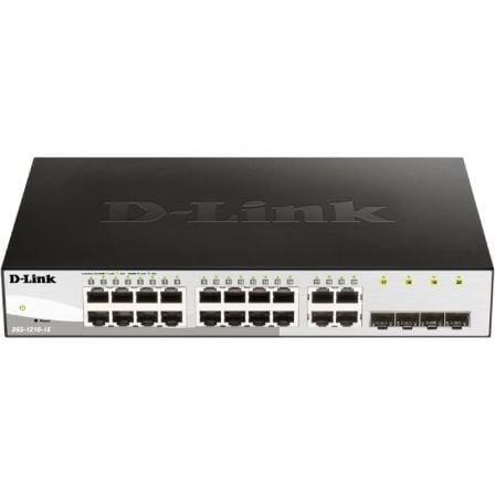 D-Link DGS-1210-16 de 16 Portas   |  Gigabit 10   |  100   |  1000   |  SFP