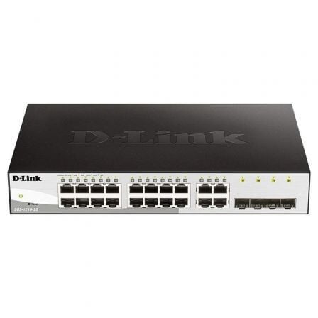 D-Link DGS-1210-20 | 20 Portas | RJ45 10   |  100   |  1000 | SFP