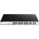 D-Link DGS-1210-24P 24 Portas | RJ-45 10   |  100   |  1000 | PoE | SFP