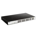Switch D-Link Smart Plus DGS-1210-28MP 28 Portas | RJ-45 10 | 100 | 1000 PoE | SFP