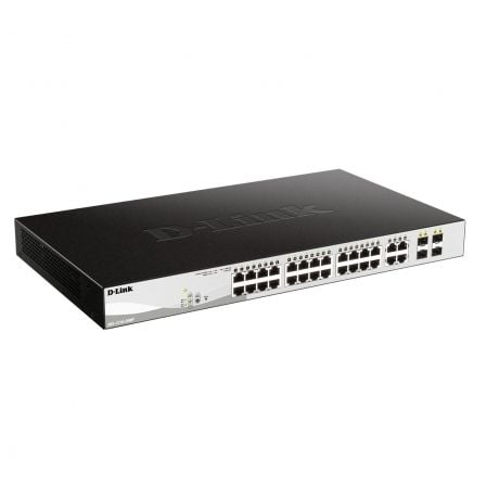 Switch D-Link Smart Plus DGS-1210-28MP 28 Portas | RJ-45 10 | 100 | 1000 PoE | SFP