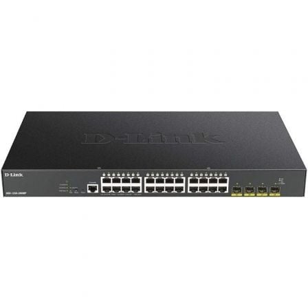 D-Link DGS-1250-28XMP 28 Portas   |  RJ-45 10   |  100   |  1000 PoE   |  SFP
