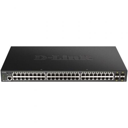 D-Link DGS-1250-52XMP 52 Portas   |  RJ-45 10   |  100   |  1000 PoE   |  SFP