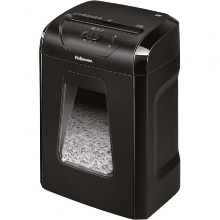 Destruidor Fellowes 12C | Corte de partículas 4 x 40 mm | Preto