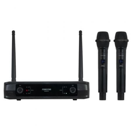 Fonestar SONAIR-2M Microfone UHF de mão dupla   |  Inclui receptor