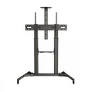 Suporte de chão ajustável   |  inclinável Fonestar STS-42106N com rodas para TVs de 60 a 100''   |  até 100 kg