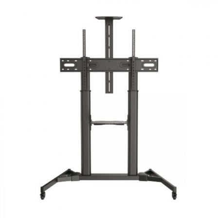 Suporte de chão ajustável   |  inclinável Fonestar STS-42106N com rodas para TVs de 60 a 100''   |  até 100 kg