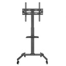Suporte de chão ajustável   |  inclinável Fonestar STS-4244N com rodas para TVs de 32 a 65''   |  até 35 kg
