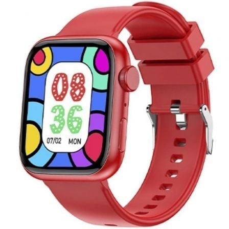 Forever IGo Watch 3 JW-500 Smartwatch | Notificações | Frequência Cardíaca | Vermelho