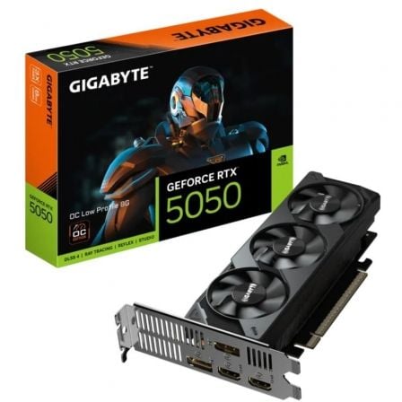 Gigabyte GeForce RTX 5050 OC de baixo perfil | 8 GB GDDR6 | Compatível com baixo perfil