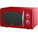 Grunkel Vintage Micro-ondas MW-20RED | 700W | Capacidade 20L | Vermelho