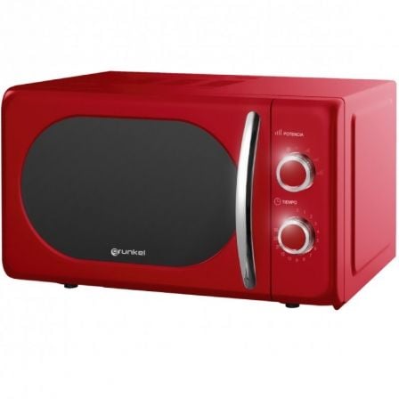 Grunkel Vintage Micro-ondas MW-20RED | 700W | Capacidade 20L | Vermelho