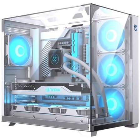 Gabinete gamer Hiditec SKY/White Mid-Tower