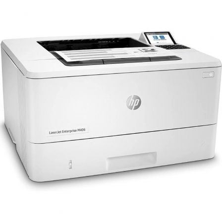 Impressora a laser monocromática duplex HP Laserjet Enterprise M406DN   |  branca