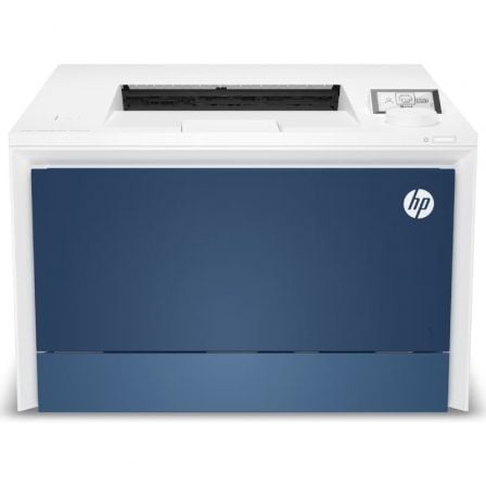 Impressora laser colorida HP LaserJet Pro 4202dw WiFi   |  Duplex   |  Branca e Azul