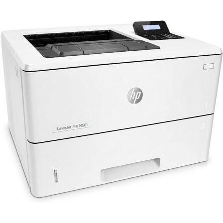 Impressora laser monocromática duplex HP Pro M501DN   |  branca