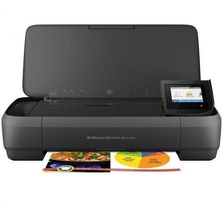 HP Officejet 250 Mobile AIO WiFi Multifuncional | Preto