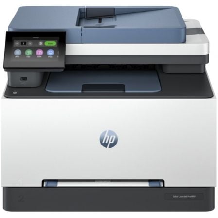 HP Laserjet Pro MFP 3302FDW WiFi | Fax | Duplex | ADF | Multifuncional Laser Colorida Branca e Azul