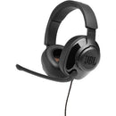 JBL Quantum 200 com microfone| conector 3,5| preto