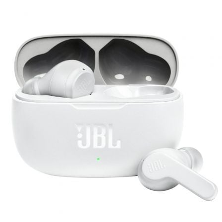 JBL Wave 200TWS com caixa de carregamento | bateria com duração de 5 horas | branco