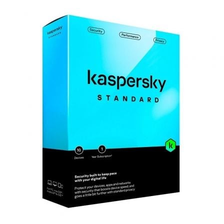 Kaspersky Standard Antivirus | 10 dispositivos | 1 ano