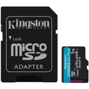 Kingston CANVAS Go! Plus microSD XC de 1 TB com adaptador  |   Classe 10  |   200 MB