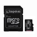 Kingston CANVAS Select Plus microSD XC de 256 GB com adaptador  |   Classe 10  |   100 MB