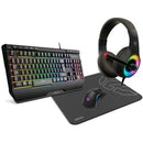 Krom Kenya Gaming Pack | Teclado RGB + Rato Óptico + MousePad + Auriculares