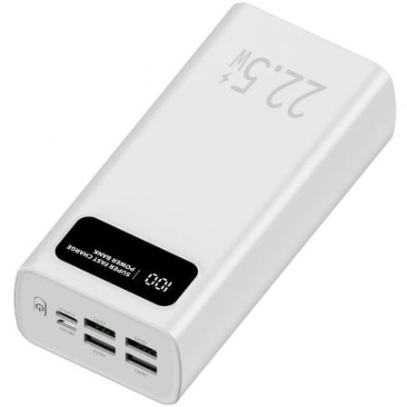 Powerbank 30000mAh Leotec LEPOW30W22W | 22,5W | Branco