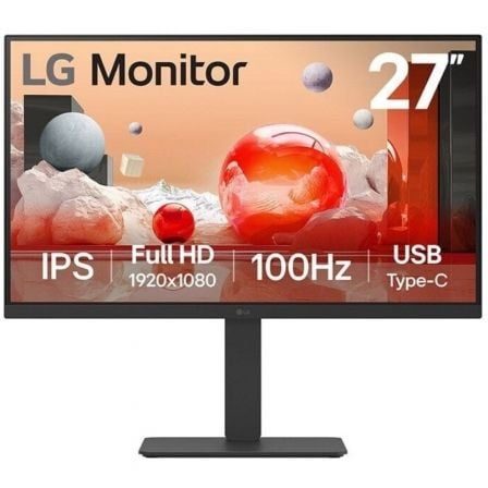 LG 27BA750-B 27' | Full HD | Multimídia | Altura ajustável | Preto