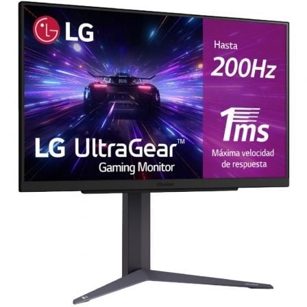 LG UltraGear 27GS75Q-B de 27' QHD, 1ms, 200Hz, IPS, altura ajustável, preto