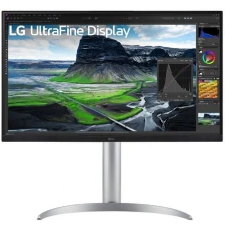 LG 27UQ850-W de 27'' | 4K | Multimídia | Altura ajustável | Prata
