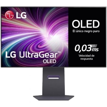 LG UltraGear 32GS95UV-B 31,5' | 4K | 0,03 ms | 240 Hz | OLED | Multimídia | Altura ajustável | Preto